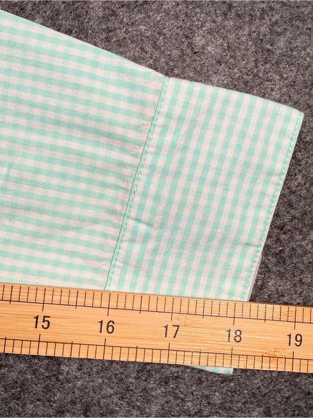 Tommy Hilfiger Mint Gingham Button Down Shirt Cotton Long Sleeve Women’s M - Picture 11 of 11
